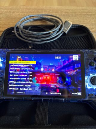 Anbernic RG556 Azul Transparente