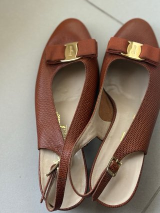 Salvatore Ferragamo Scarpe Tg 38 Pelle