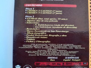 2DVD Crimen y castigo (Lev Kulidzhanov)