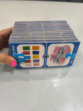 Dominó educativo infantil números y colores