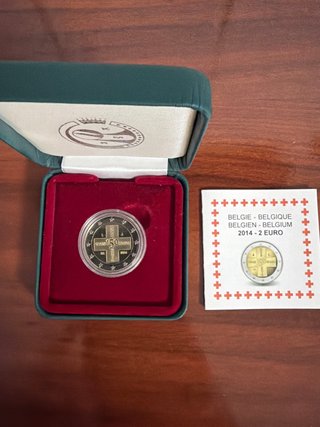 2€ Bélgica 2014 Proof