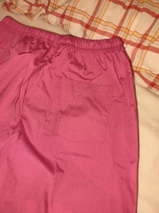 Pantalón sanitario fucsia talla M
