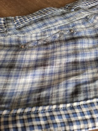 Shorts Stradivarius cuadros talla 34