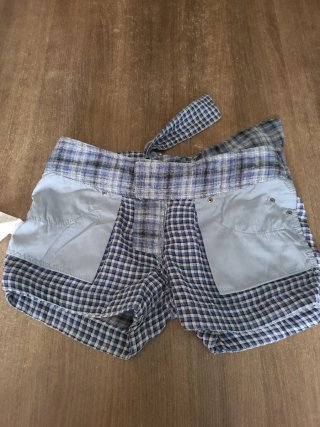 Shorts Stradivarius cuadros talla 34