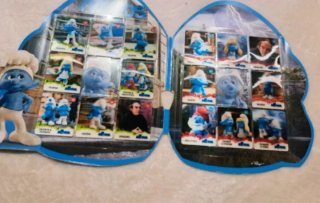 Álbum de  cartas 3D Los Pitufos