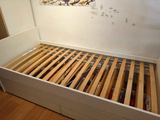 Cama nido IKEA con cajones blanca