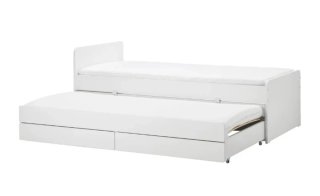 Cama nido IKEA con cajones blanca