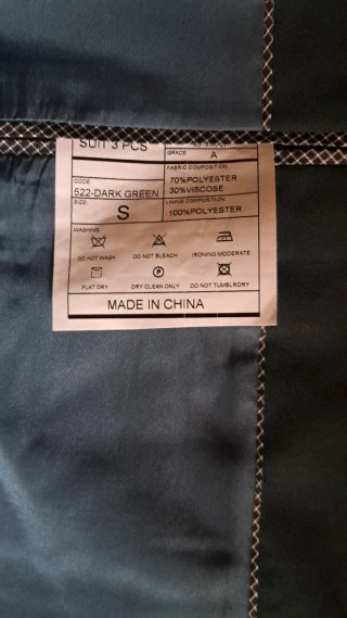 Traje verde talla S