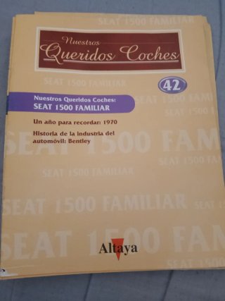 Fascículos de coches de los años cincuenta sesenta