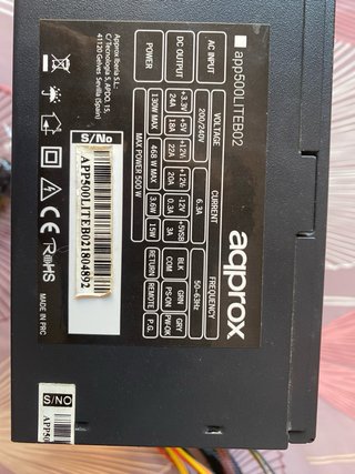 Alimentatore PC Approx 500W