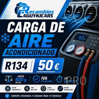 Recarga aire acondicionado coche R134