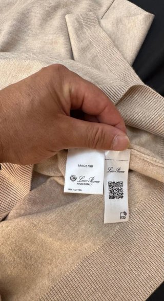 Suéter Loro Piana Beige Talla S