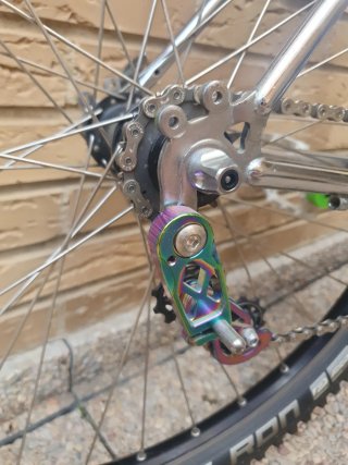 Bicicleta Fixie Cromada