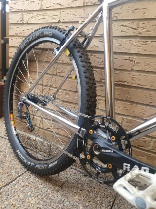 Bicicleta Fixie Cromada