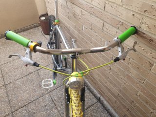 Bicicleta Fixie Cromada