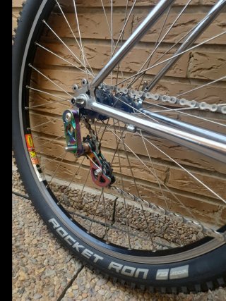 Bicicleta Fixie Cromada