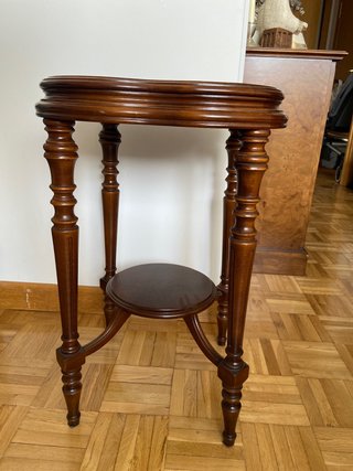 Mesita auxiliar vintage madera