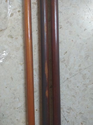 Barras de cortina de madera