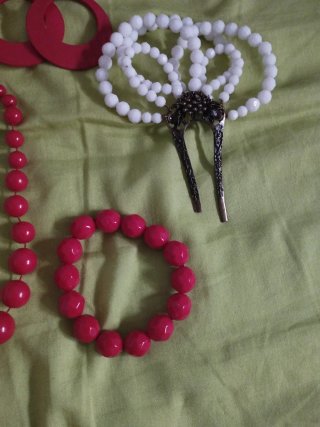 Conjunto Flamenca Rojo y Blanco