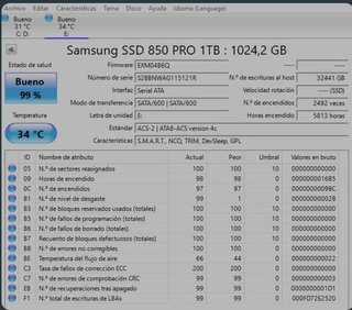 SSD Samsung 850 Pro 1TB