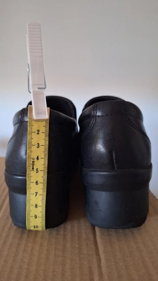 Zapato cuña negro cremallera talla 38