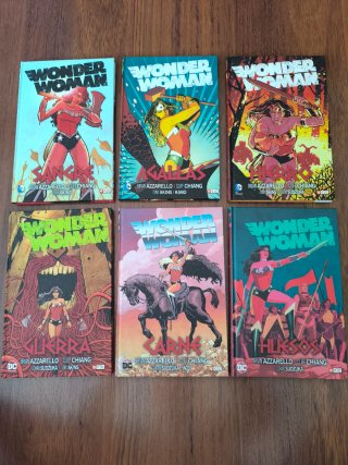 WONDER WOMAN de Brian Azzarello Completa - 6 Tomos