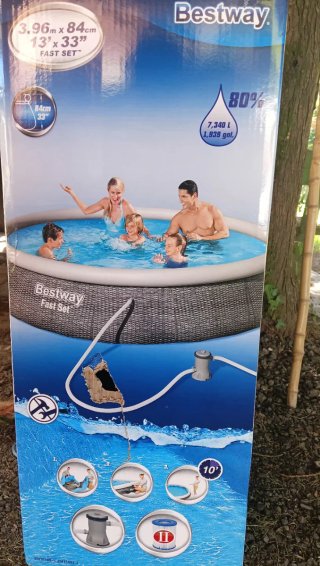 Piscina Bestway Fast Set 3.96m x 84cm