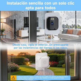 Cámara Seguridad 2K WiFi Visión Color [PRECINTADA]