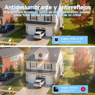 Cámara Seguridad 2K WiFi Visión Color [PRECINTADA]