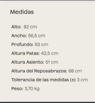 Sillas de exterior 6uds