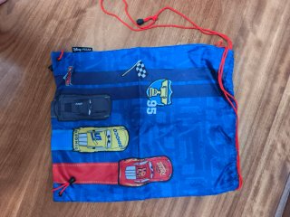 Set 4 Mochilas Rayo McQueen Disney Pixar