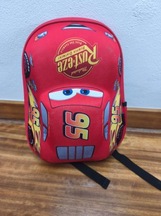 Set 4 Mochilas Rayo McQueen Disney Pixar