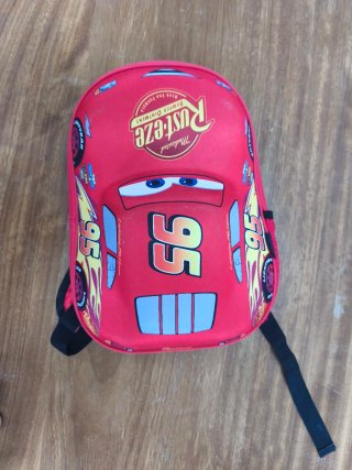 Set 4 Mochilas Rayo McQueen Disney Pixar