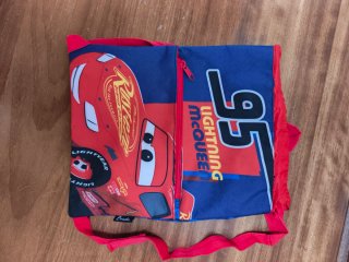 Set 4 Mochilas Rayo McQueen Disney Pixar