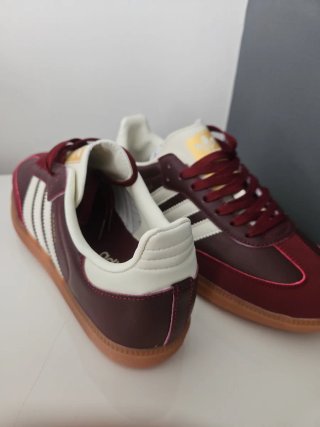 Adidas Original Samba Maroon Gold