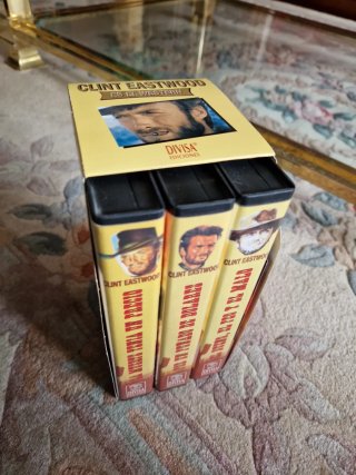 Pack VHS Trilogía del Dólar Clint Eastwood