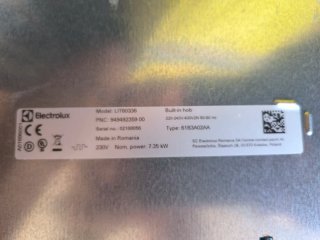 Placa de inducción Electrolux