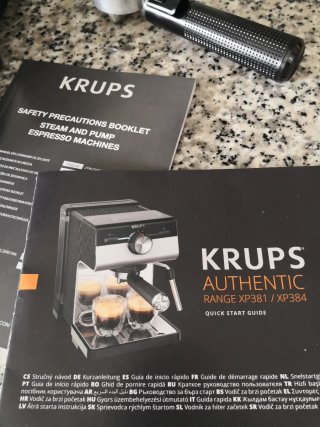 Cafetera Krups Authentic XP381