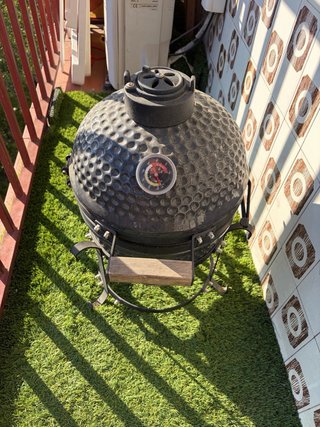 Barbacoa cerámica Kamado Negra