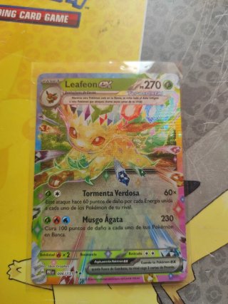 Carta Pokémon Leafeon EX Teracristal 006/137