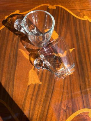 Set 2 Tazzine Vetro per Caffè Espresso