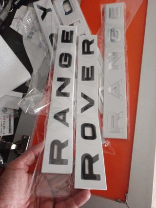 Letras Ranger Rover Negras o plata silver
