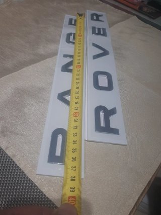 Letras Ranger Rover Negras o plata silver