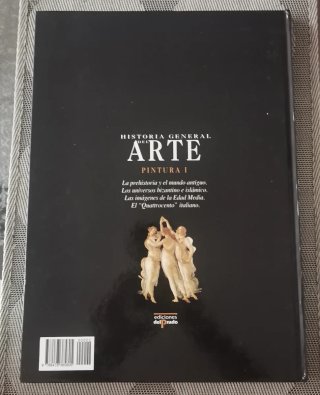 Historia General del Arte, 3 volúmenes de la obra.