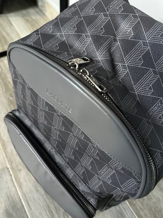 Mochila Lacoste Gris