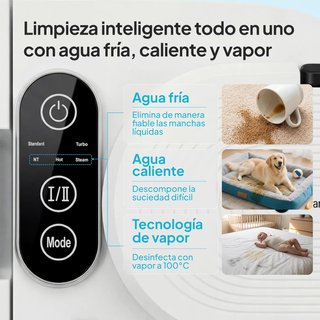 Aspiradora Agua Tapicerías Vapor Livatro 1700W