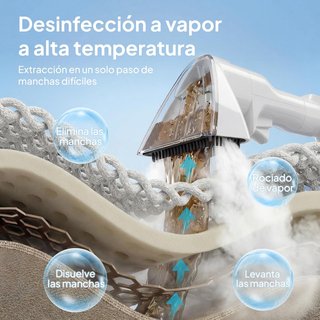 Aspiradora Agua Tapicerías Vapor Livatro 1700W