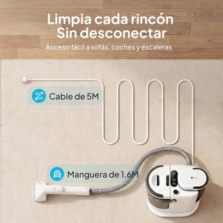 Aspiradora Agua Tapicerías Vapor Livatro 1700W