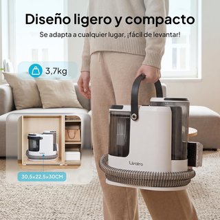 Aspiradora Agua Tapicerías Vapor Livatro 1700W