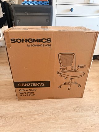 Silla de oficina Songmics OBN37BKV2